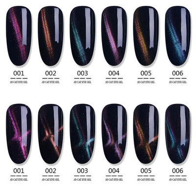 ISO22716 3D Non Toxic Black Nail Polish , Environmentally Friendly Nail Polish