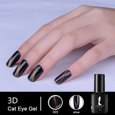 ISO22716 3D Non Toxic Black Nail Polish , Environmentally Friendly Nail Polish