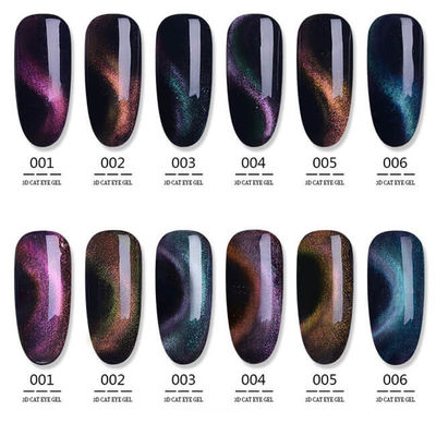 ISO22716 3D Non Toxic Black Nail Polish , Environmentally Friendly Nail Polish