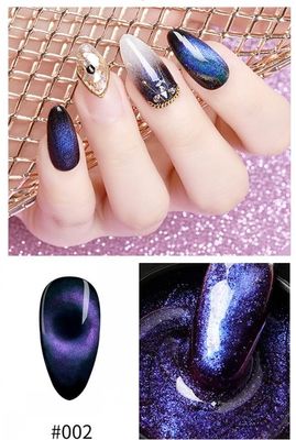 6 Colors 9D Cat Eye Nail Polish