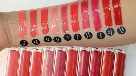 Safe Red Shimmer Lip Gloss , 8ml Shine Cosmetics Lip Gloss