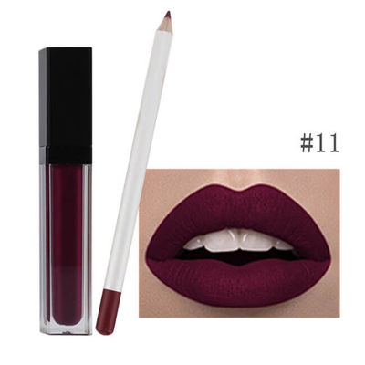 MSDS 8ml 2 In 1 Matte Lip Liner And Lip Gloss Set