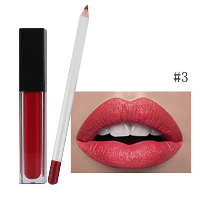 MSDS 8ml 2 In 1 Matte Lip Liner And Lip Gloss Set