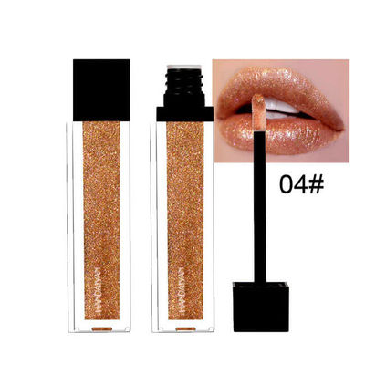 Natural Shimmer Lip Gloss Set , Glitter Waterproof Long Lasting Lip Gloss
