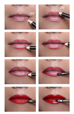 GMPC 3 In 1 Pink Lip Liner Pencil , Eyebrow Pencil As Lip Liner