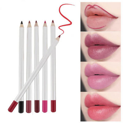 Private Label Waterproof Lip Pencil , OEM Rose Lip Liner