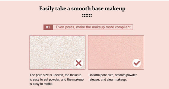 Cosmetics Makeup Sponge Egg , SGS Foundation Puff Sponges