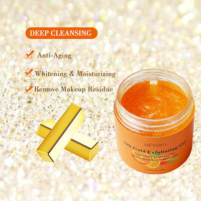 24K Gold Deep Cleanning Organic Exfoliating Face Scrub