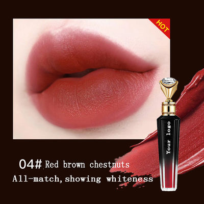 Private Label 4 Colors Waterproof Matte Nude Lipgloss