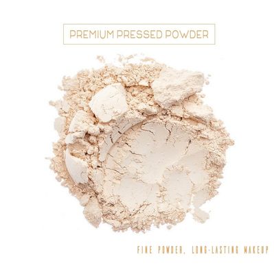 8 Colors Highly Pigmented Moisturizing Waterproof Pressed Powder