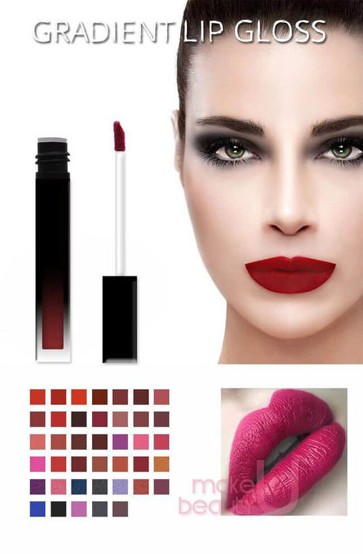 Women Herbal Matte Lip Gloss , Lip Gloss Over Matte Lipstick