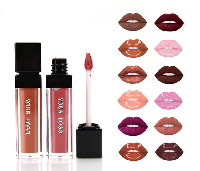 Waterproof Private Label Matte Lipstick 12 Colors Optional