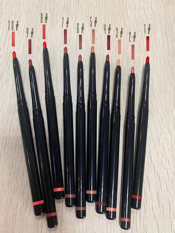 10 Colors OEM 10g Waterproof Lip Liner Pencil