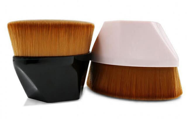 Two Pieces Custom Makeup Brush Set , Foundation Luxury Makeup Brush Set