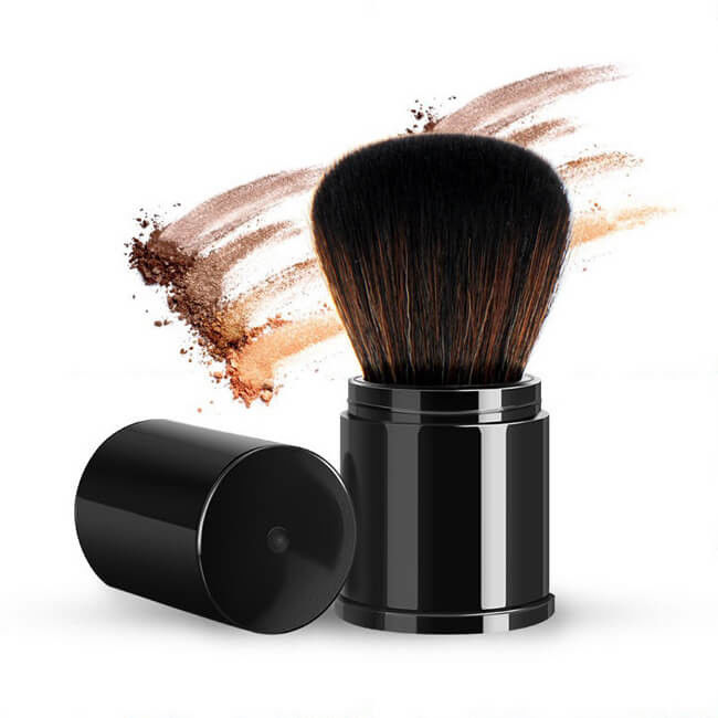 Silicone Pink Makeup Brush Set , Professional Makeup Brush Set