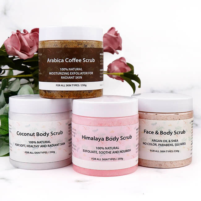 100% Anti Aging Coffee Natural Exfoliating Body Scrub