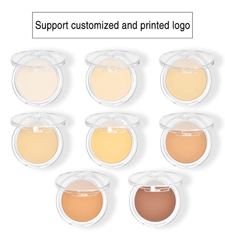8 Colors Highly Pigmented Moisturizing Waterproof Pressed Powder