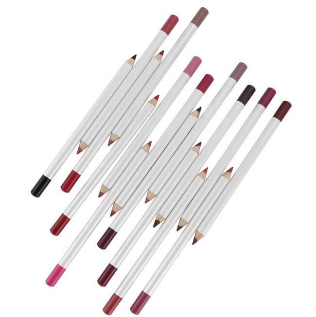 21 Colors 3 In 1 Lip Liner Pencil Set , Lip Liner As Eyeliner